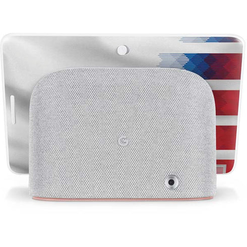 USA Soccer Flag Google Home Hub Skin