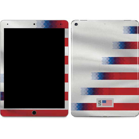 USA Soccer Flag iPad Skins