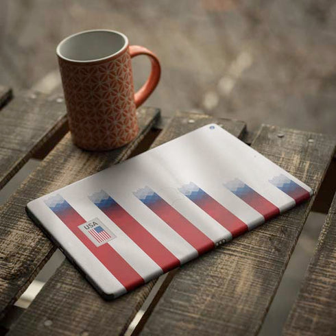 USA Soccer Flag iPad Skins