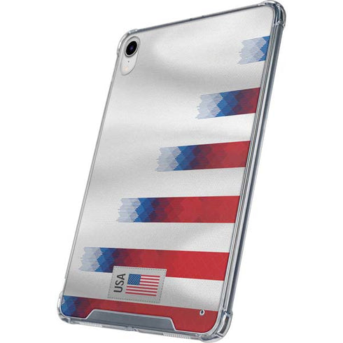 USA Soccer Flag iPad 11th Gen (2025) Clear Case