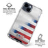 USA Soccer Flag iPhone 15 Clear Case