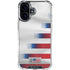 USA Soccer Flag iPhone 16 Clear Case