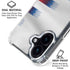 USA Soccer Flag iPhone 16 Plus Clear Case