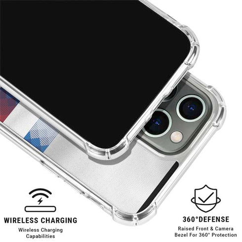 USA Soccer Flag iPhone 16 Pro Clear Case