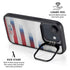 USA Soccer Flag iPhone 16e Kickstand Case