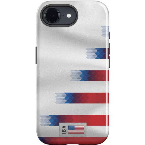 USA Soccer Flag iPhone 16e Impact Case