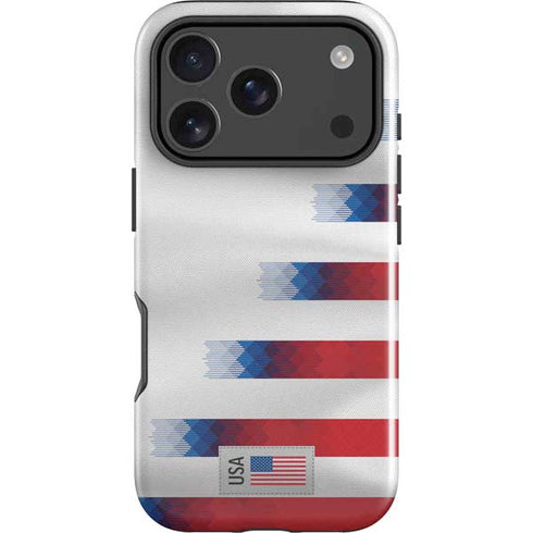 USA Soccer Flag iPhone 18 Pro Impact Case