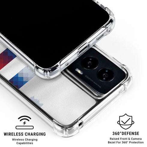 USA Soccer Flag Moto G Power 5G (2024) Clear Case