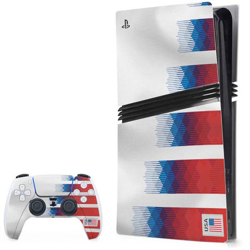 USA Soccer Flag PS5 Pro Bundle Skin