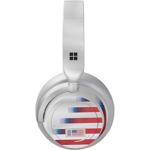 USA Soccer Flag Surface Headphones Skin