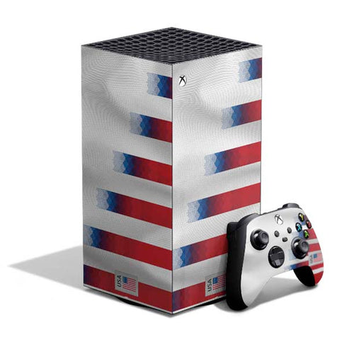USA Soccer Flag XBox Series X Digital Edition Bundle Skin