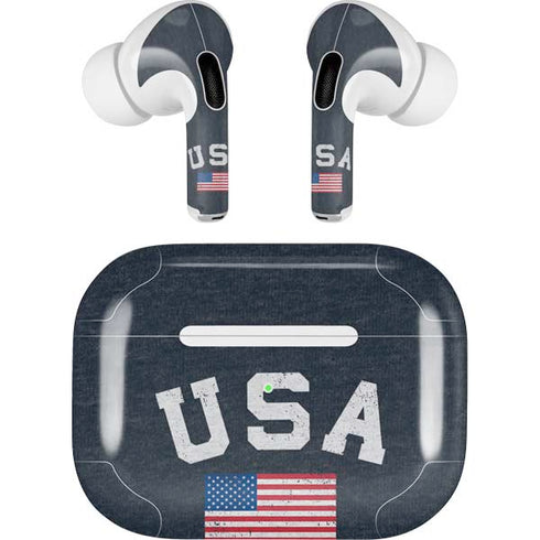 USA with American Flag AirPods Skins