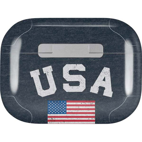 USA with American Flag AirPods Skins