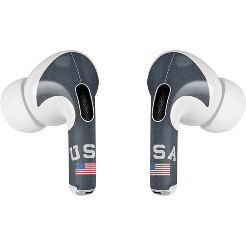USA with American Flag AirPods Skins