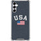USA with American Flag Gabb Phone 4 Clear Case