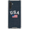 USA with American Flag Galaxy A17 Clear Case
