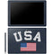 USA with American Flag Galaxy Book 12in Skin