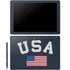 USA with American Flag Galaxy Book 12in Skin
