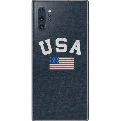 USA with American Flag Galaxy Note 10 Plus Skin