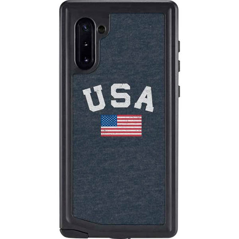 USA with American Flag Galaxy Cases
