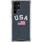 USA with American Flag Galaxy S23 Ultra Clear Case