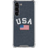USA with American Flag Galaxy S24 FE Clear Case