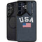 USA with American Flag Galaxy S24 FE Kickstand Case