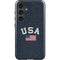 USA with American Flag Galaxy S25 Plus Impact Case