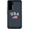 USA with American Flag Galaxy S24 Plus Waterproof Case