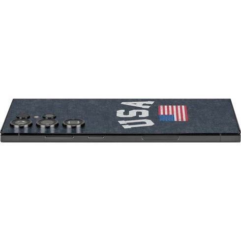 USA with American Flag Galaxy S25 Ultra Skin