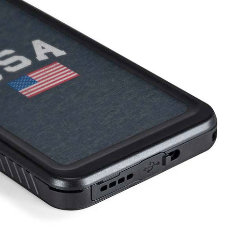 USA with American Flag Galaxy S24 Waterproof Case