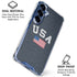 USA with American Flag Galaxy S25 Plus Clear Case