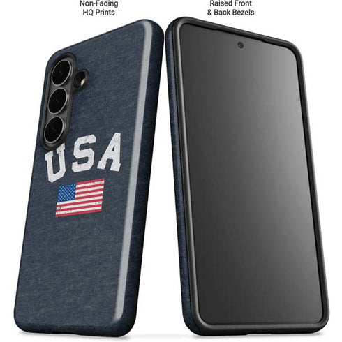 USA with American Flag Galaxy S26 Impact Case
