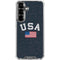 USA with American Flag Galaxy S26 Plus Clear Case