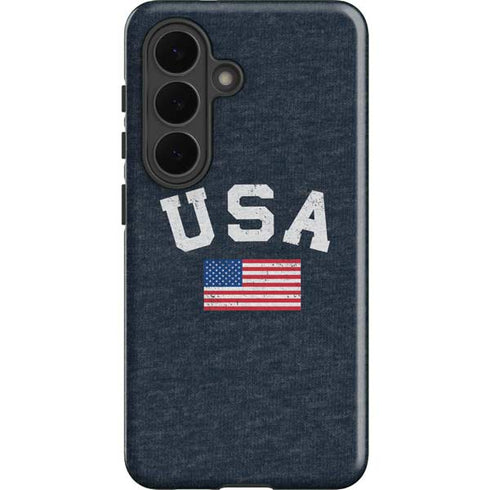 USA with American Flag Galaxy S26 Plus Impact Case