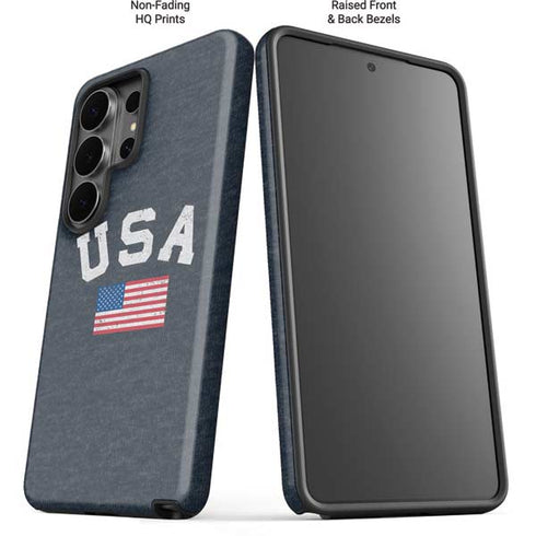 USA with American Flag Galaxy S26 Ultra Impact Case