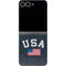 USA with American Flag Galaxy Z Flip6 Skin