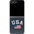 USA with American Flag Galaxy Z Flip6 Skin