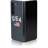 USA with American Flag Galaxy Z Fold5 5G Skin