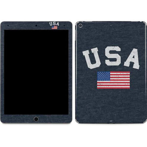 USA with American Flag iPad Skins