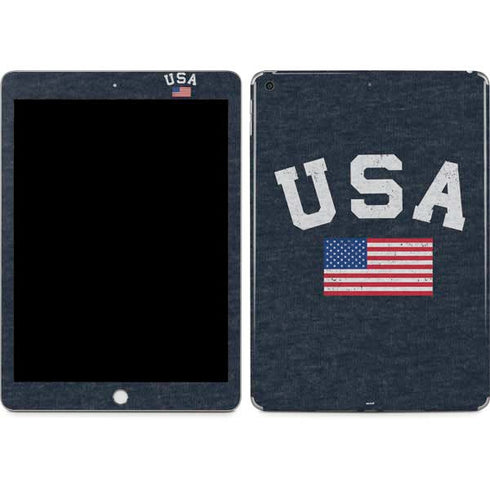 USA with American Flag Apple iPad Skin