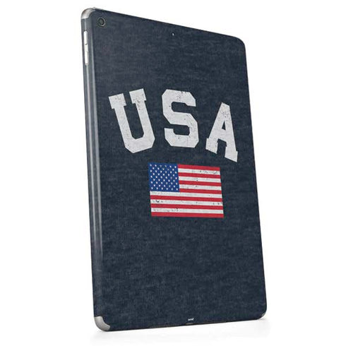 USA with American Flag Apple iPad Skin