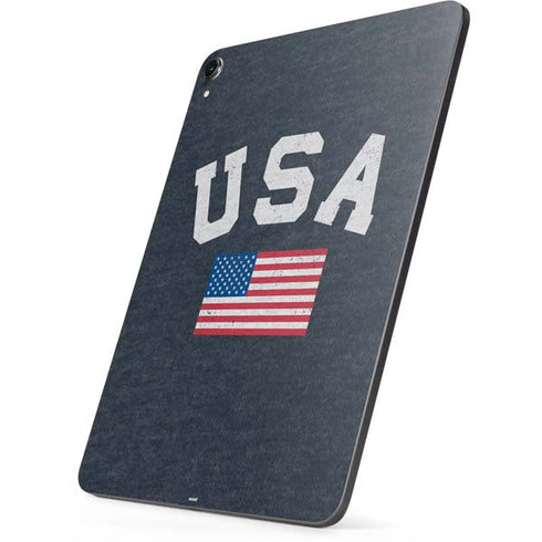 USA with American Flag Apple iPad Pro Skin