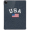 USA with American Flag iPad Pro 11in (2024) Clear Case