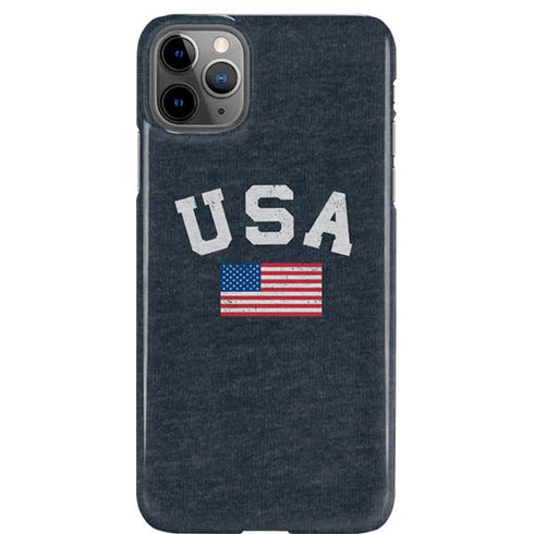 USA with American Flag iPhone Cases