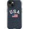 USA with American Flag iPhone 15 Impact Case