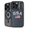USA with American Flag iPhone 15 Pro Max Kickstand Case