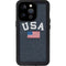 USA with American Flag iPhone 15 Pro Waterproof Case