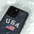USA with American Flag iPhone 15 Pro Waterproof Case