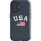 USA with American Flag iPhone 16 Impact Case